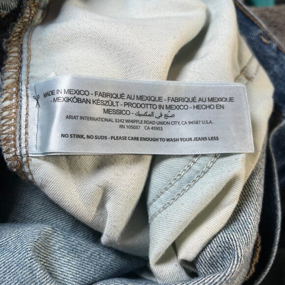 Ariat M2 Relaxed Bootcut Jeans Mens 36X32 Blue Denim Medium Wash‎ Western Cowboy - Picture 7 of 10